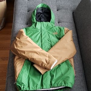 The North Face Green/Tan TriClimate Jacket  L